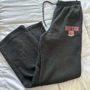 Black Boston Track Pants
